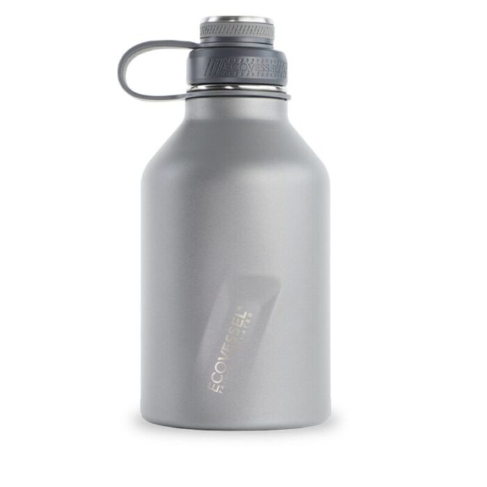 triple insulated growler with infuser boss 64 oz slate grey 240507101640